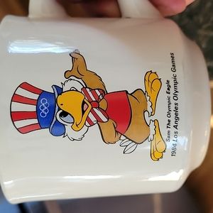 1984 USA Olympic Mug Sam the Olympic Eagle
